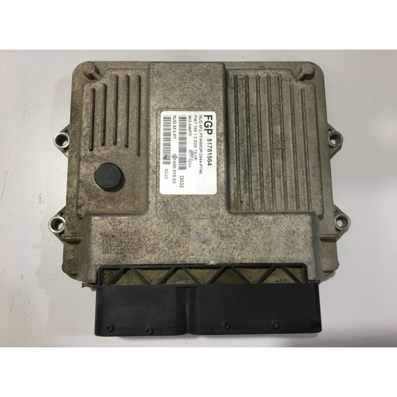 ENGINE ECU MAGNETI MARELLI MJD 6F3.P7 71600.019.03 FIAT 51781564 HW03P