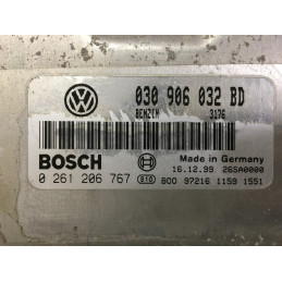 ECU BOSCH ME7.5.10 0261206767 VOLKSWAGEN POLO III (6N) 1.4i 44KW 60HP AKK 030906032BD - WITH DISABLED IMMOBILIZER (IMMO OFF)