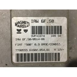 ECU MOTOR MAGNETI MARELLI IAW 6F.S0 6160205401 FIAT 7780555