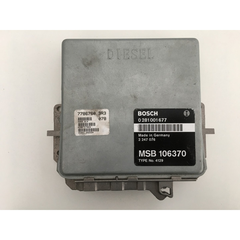 ECU MOTOR BOSCH EDC1.3.1 MSA11-10.29 0281001677 ROVER MSB106370