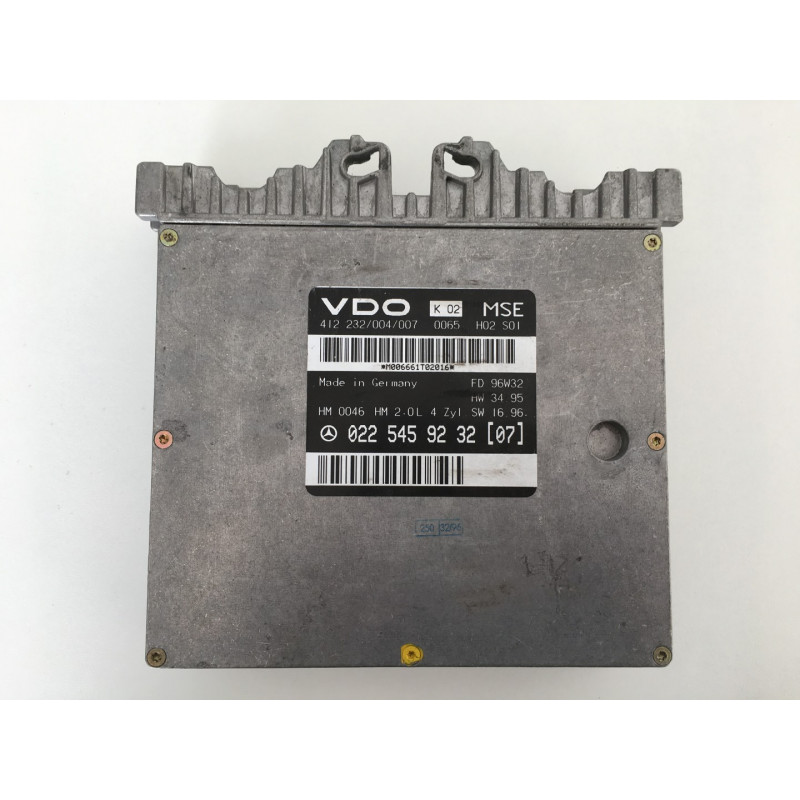 ECU MOTOR VDO 412.232/004/007 MERCEDES 0225459232