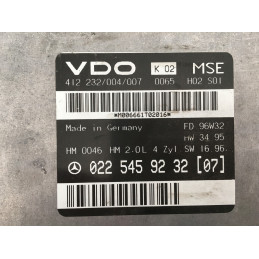 ECU MOTOR VDO 412.232/004/007 MERCEDES 0225459232