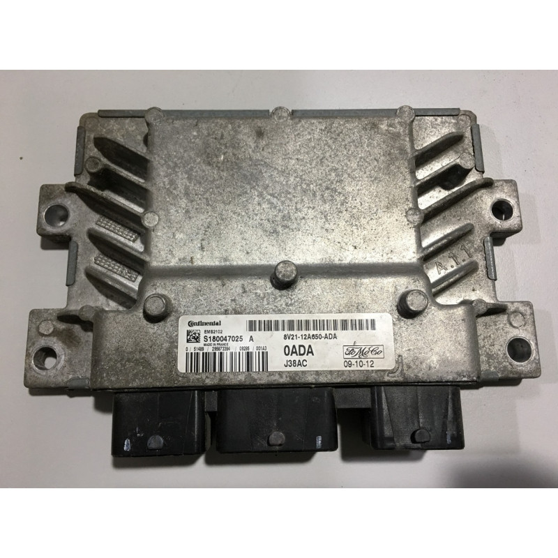 ECU MOTOR CONTINENTAL EMS 2102 S180047025A FORD 8V21-12A650-ADA 0ADA