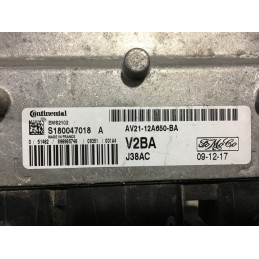 ENGINE ECU CONTINENTAL EMS2102 S180047018A FORD AV21-12A650-BA V2BA