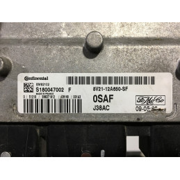 ECU MOTOR CONTINENTAL EMS 2102 S180047002F FORD 8V21-12A650-SF 0SAF