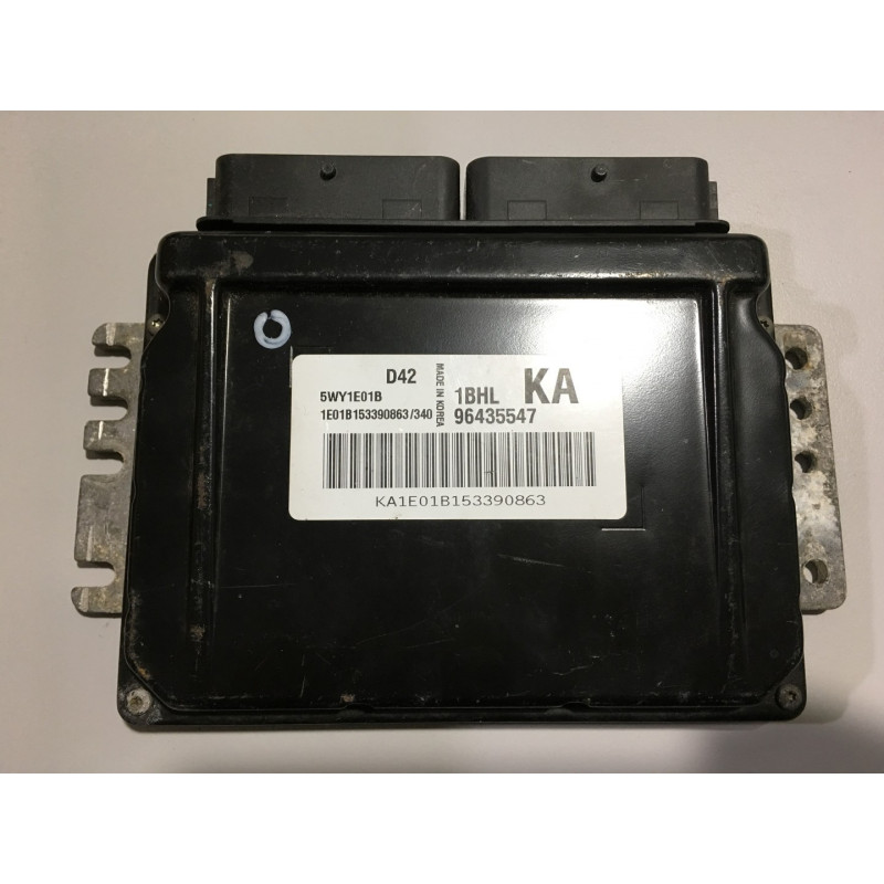 ECU MOTOR SIEMENS D42 5WY1E01B CHEVROLET 96435547 KA