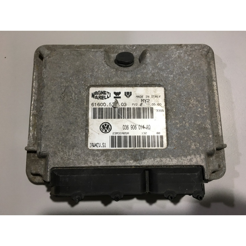 ENGINE ECU MAGNETI MARELLI IAW 4CV.S1 61600.520.03 VAG 036906014AQ