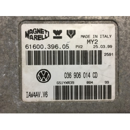 ECU MOTOR MAGNETI MARELLI IAW 4AV.V6 61600.396.05 VAG 036906014CD