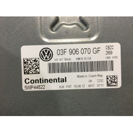 ECU MOTOR CONTINENTAL SIMOS 10.22A 5WP44822 VAG 03F906070GF