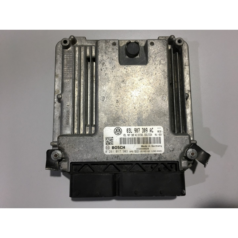 ECU MOTOR BOSCH EDC17C54-3.7 0281017903 VAG 03L907309AC SW 03L906012GM 9977