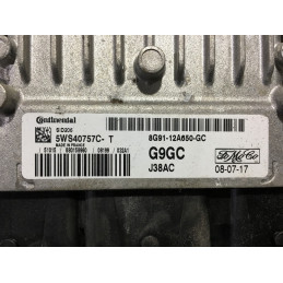 ECU MOTOR CONTINENTAL SID206 5WS40757C-T FORD 8G91-12A650-GC G9GC