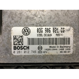 ECU MOTOR BOSCH EDC16U34-3.43 0281012746 VAG 03G906021CG