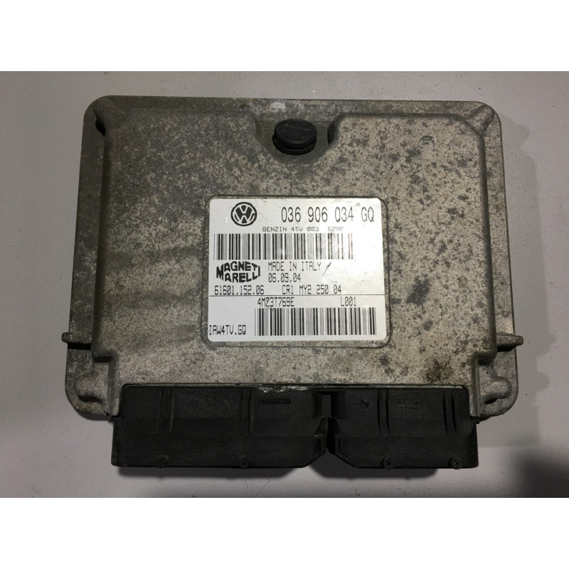 ENGINE ECU MAGNETI MARELLI IAW 4TV.GQ 61601.152.06 VAG 036906034GQ ENGINE ECU MAGNETI MARELLI IAW 4TV.GQ 61601.152.06 VAG 036906034GQ