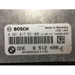 ECU MOTOR BOSCH EDC17C06 0281017551 BMW 8512499