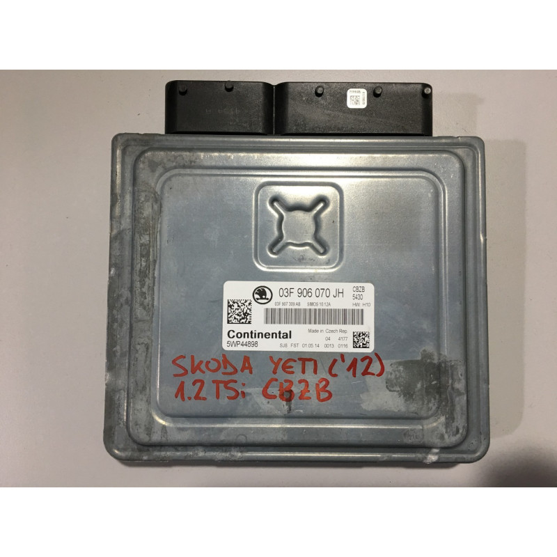 ENGINE ECU CONTINENTAL SIMOS 10.12A 5WP44898 VAG 03F906070JH