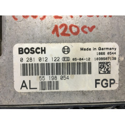 ECU MOTOR BOSCH EDC16C9-3.22 0281012122 OPEL 55198054 AL