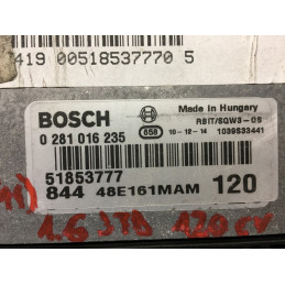 ECU MOTOR BOSCH EDC16C39-6.C1 0281016235 FIAT 51853777