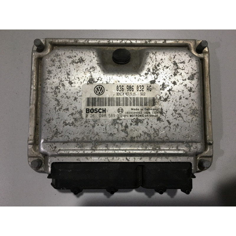 ENGINE ECU BOSCH ME7.5.10 0261208589 VAG 036906032AG