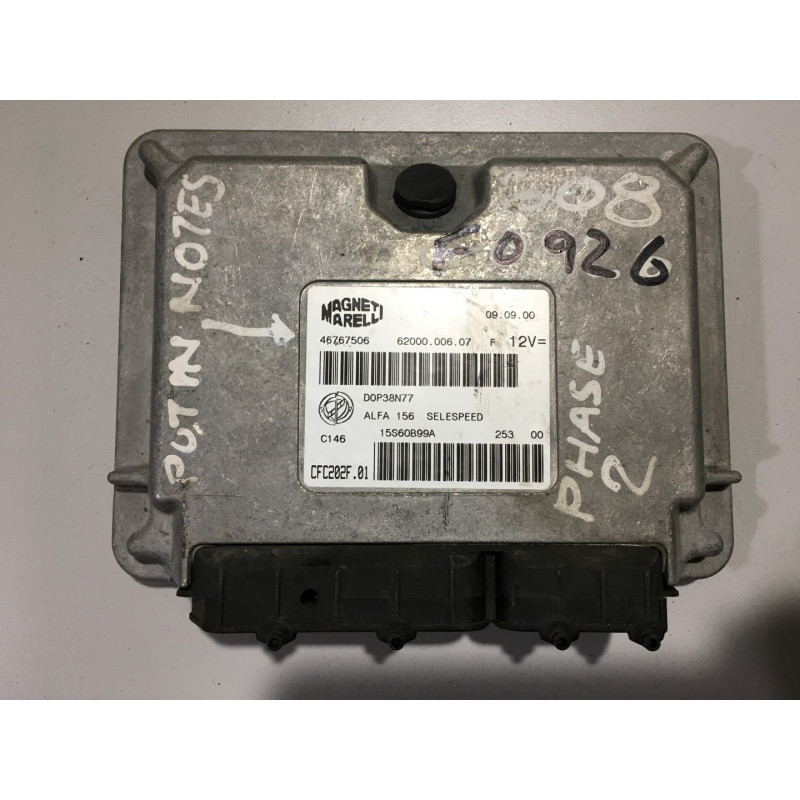 ECU CAJA CAMBIOS MAGNETI MARELLI CFC202F.01 62000.006.07 ALFA / FIAT 46767506