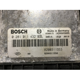 ECU MOTOR BOSCH EDC15C13-6.2 0281011432 RENAULT NISSAN 8200311550 8200311553