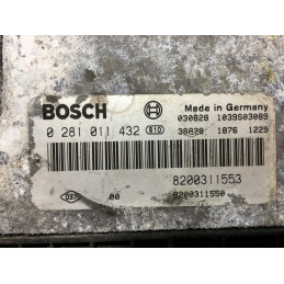 ECU MOTOR BOSCH EDC15C13-6.2 0281011432 RENAULT NISSAN 8200311550 8200311553