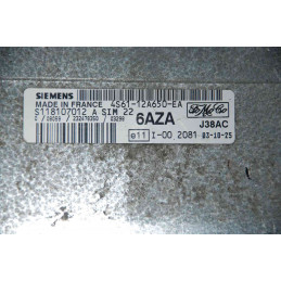 ECU MOTOR SIEMENS SIM 22 S118107012A FORD 4S61-12A650-EA