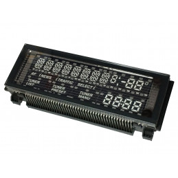 DISPLAY DIS460 DERECHO RADIO / RELOJ FUTABA 8-MT-150GN PARA CUADRO INSTRUMENTOS RENAULT SCENIC II - ORIGINAL REACONDICONADO