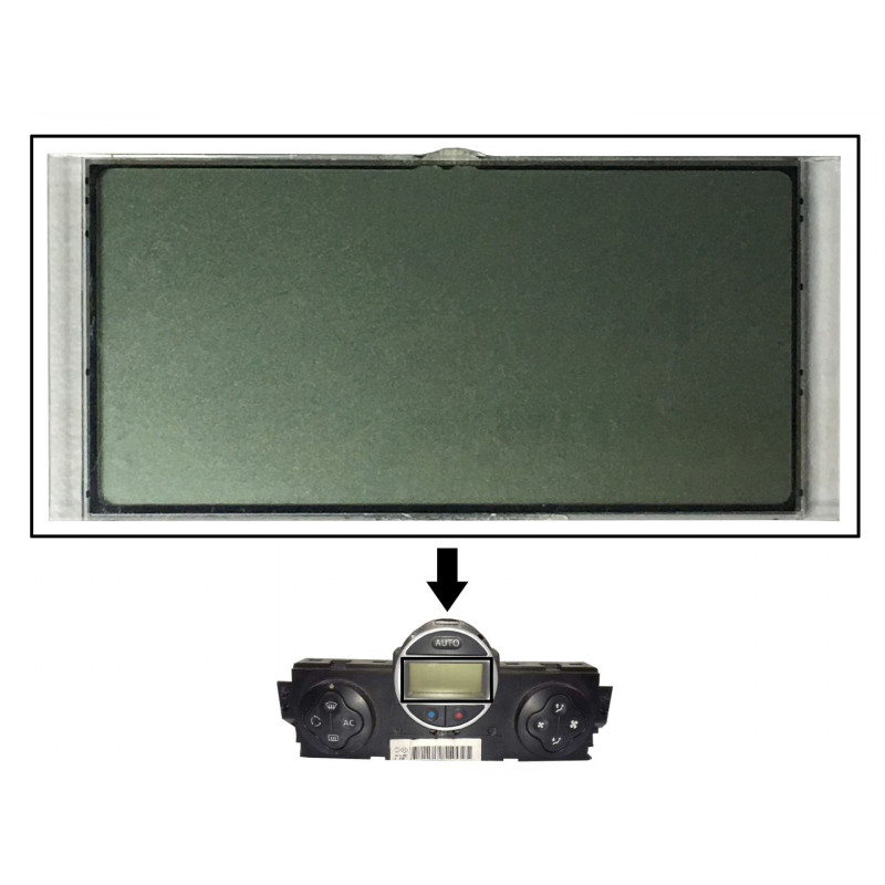 DIS4639 DISPLAY CLIMA RENAULT SCENIC II / MODUS 58x27mm 18 PINS SIN FLATS - NUEVO