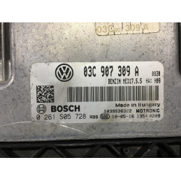 ECU MOTOR BOSCH MED17.5.5 0261S05728 VAG 03C907309A