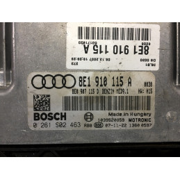 ECU MOTOR BOSCH MED9.1 0261S02463 VAG 8E1910115A