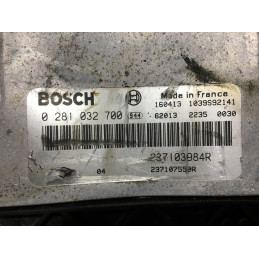 ECU MOTOR BOSCH EDC17C42-3.52 0281032700 RENAULT 237107550R 237103984R