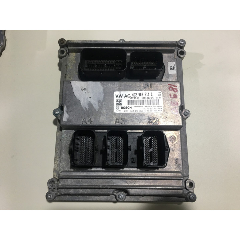 ENGINE ECU BOSCH EDC17CP54-2.2 0281031730 VAG 4G2907311C