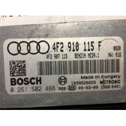 ECU MOTOR BOSCH MED9.1 0261S02466 VAG 4F2910115F