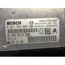 ECU MOTOR BOSCH MEV17.4 0261S04009 PSA 9663193780