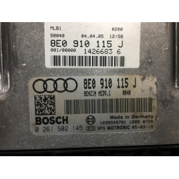 ECU MOTOR BOSCH MED9.1 0261S02145 VAG 8E0910115J