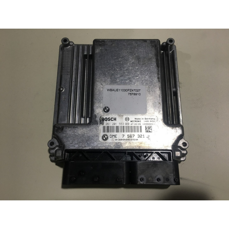 ENGINE ECU BOSCH ME17.2.1 0261201553 BMW 7567321 ENGINE ECU BOSCH ME17.2.1 0261201553 BMW 7567321