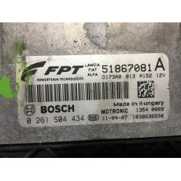 ECU MOTOR BOSCH MED17.3.1 0261S04434 LANCIA 51867081