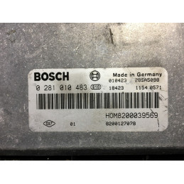 ENGINE ECU BOSCH EDC15C3-4.13 0281010483 RENAULT HOM8200039569 8200127078