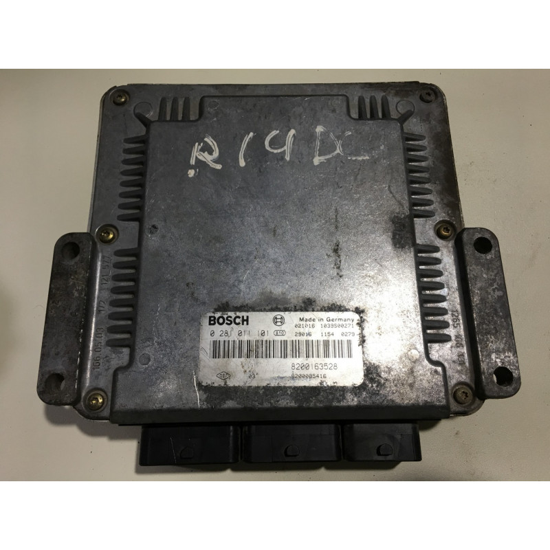 ECU BOSCH EDC15C3-4.2 0281011101 RENAULT LAGUNA II 1.9 DCI 88KW 120HP 8200163528 8200095416 / SW 1037372592 / WITH IMMO OFF