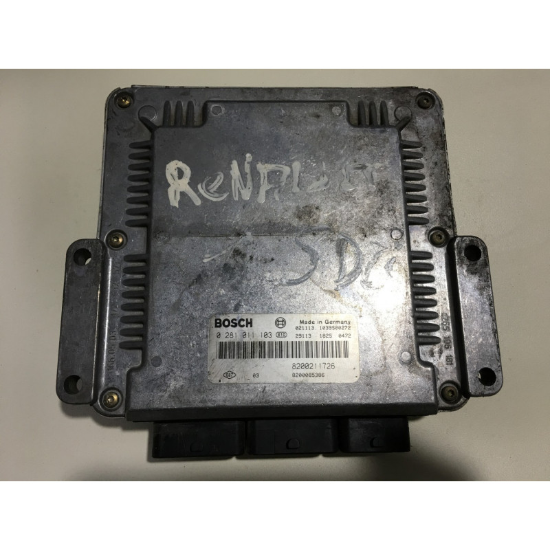 ECU BOSCH EDC15C3-4.2 0281011103 RENAULT ESPACE IV 2.2 DCI 150HP 8200211726 / SW 1037374109 / WITH IMMO OFF