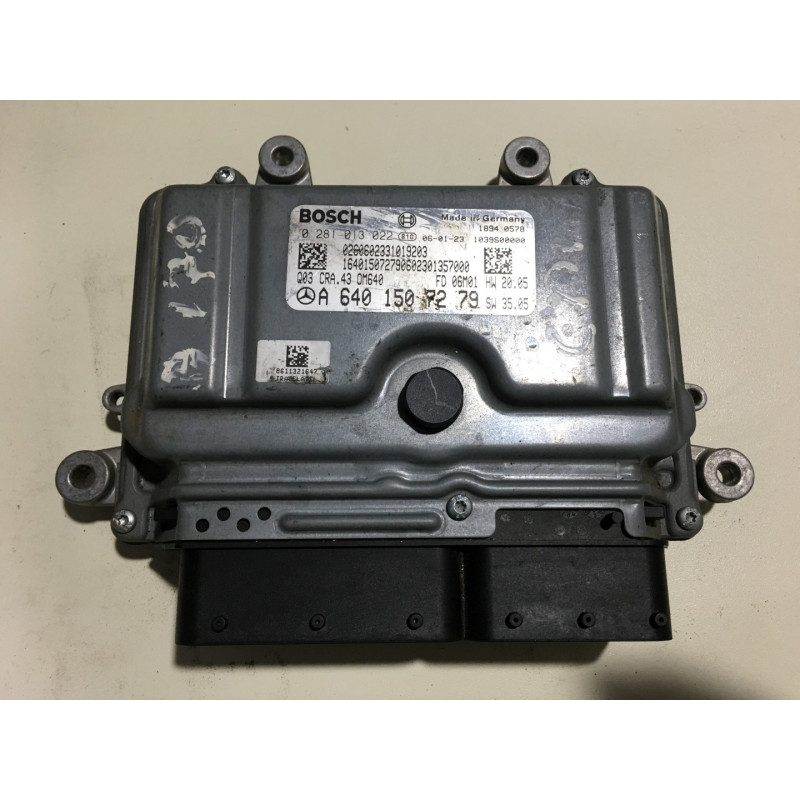 ECU MOTOR BOSCH EDC16C32-5.43 0281013022 MERCEDES A6401507279