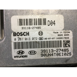 ECU MOTOR BOSCH EDC16C39-5.41 0281013072 KIA 39113-27485