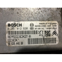 ECU MOTOR BOSCH EDC16C34-4.11 0281012620 PSA 9663944680