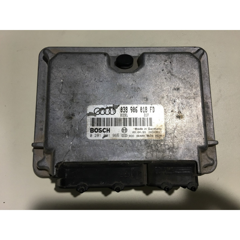 ECU MOTOR BOSCH EDC15V-5.45 0281001966 VAG 038906018FD