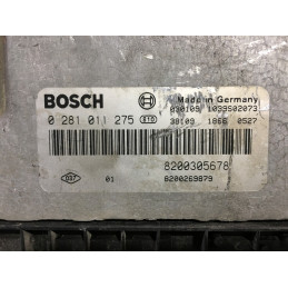 ECU MOTOR BOSCH EDC16C3-10.22 0281011275 RENAULT 8200305678 8200269879