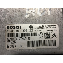 ECU MOTOR BOSCH EDC16C34-2.10 0281011802 PSA 9656841180