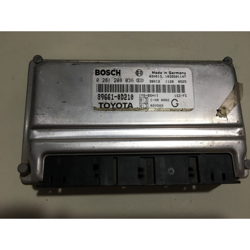 ECU MOTOR BOSCH M7.9.4 0261208036 TOYOTA 89661-0D210