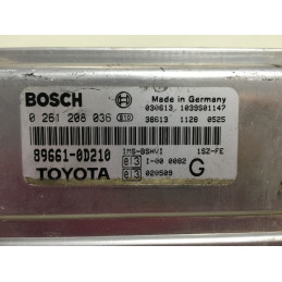 ECU MOTOR BOSCH M7.9.4 0261208036 TOYOTA 89661-0D210