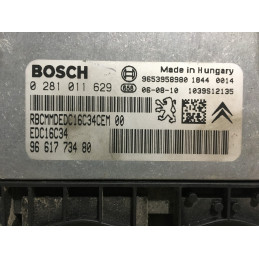 ECU MOTOR BOSCH EDC16C34-2.10 0281011629 PSA 9661773480