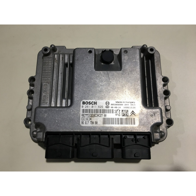 ENGINE ECU BOSCH EDC16C34-2.10 0281011629 PSA 9661773480